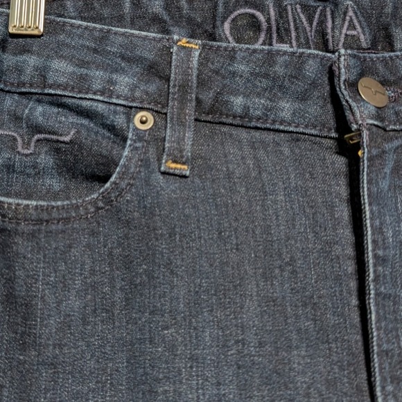 Kimes Ranch Cotton Blend Olivia Denim High Rise Jeans Blue Women's Size 8/36 - Picture 7 of 10